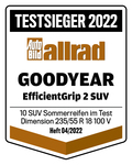 Sommerreifen Testsieger Label 2022 Goodyear Efficientgrip 2 SUV